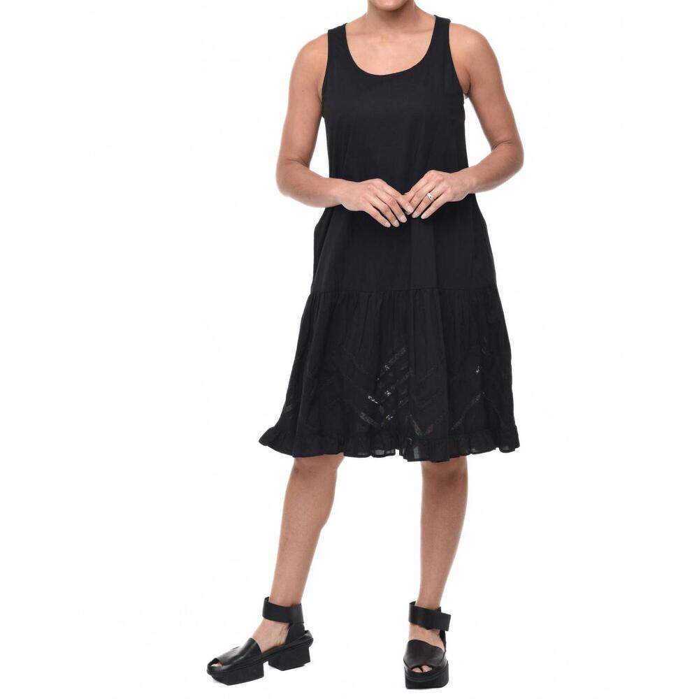 NEW TULIP CLOTHING margot mini dress in black